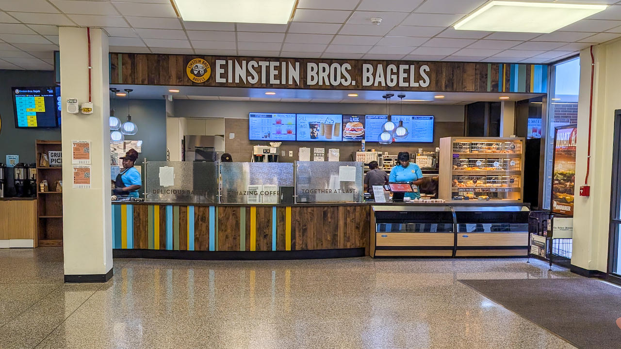 Einstein Bros Bagels location in the Haley Center