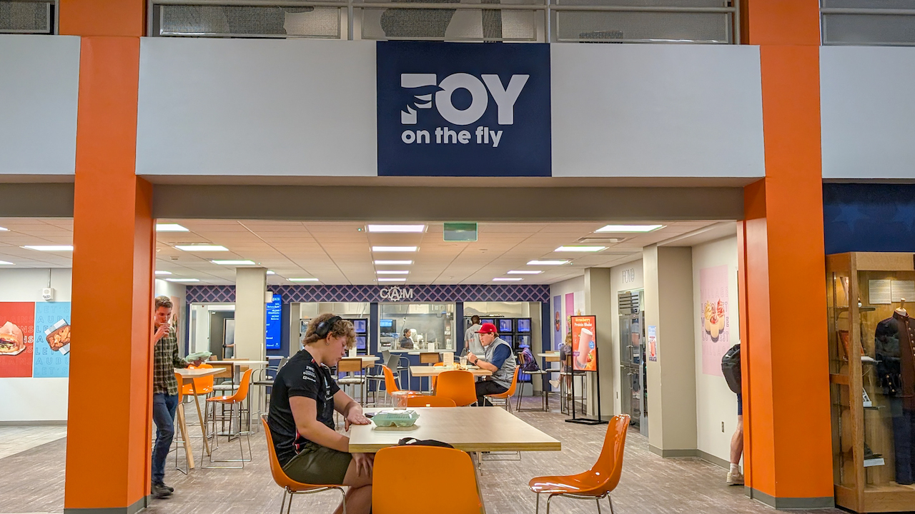 foy on the fly in the foy commons dining area