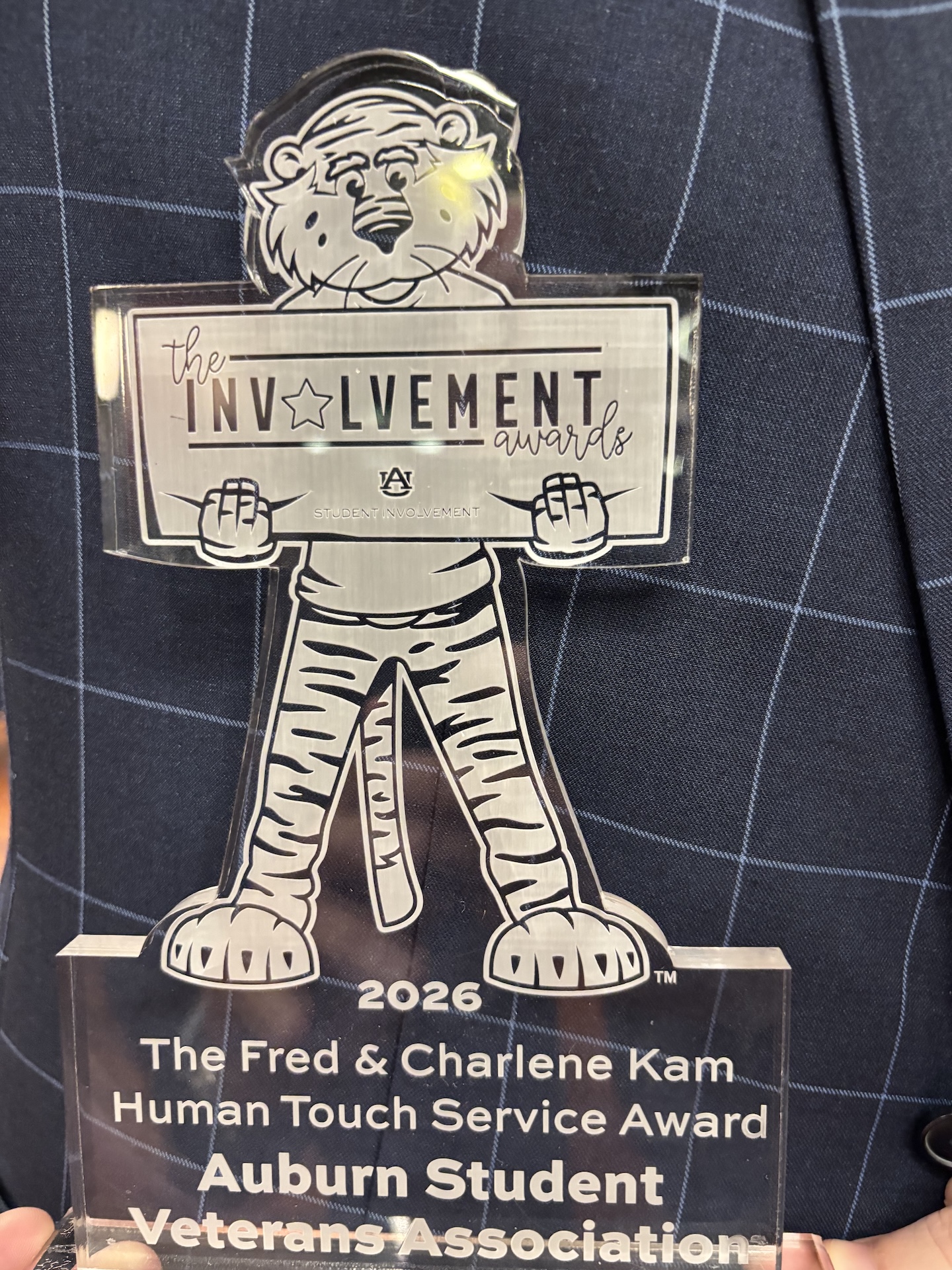the Fred & Charlene Kam "Human Touch" Service award